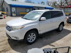 Vehiculos salvage en venta de Copart Wichita, KS: 2013 Toyota Highlander Base