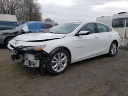 Chevrolet salvage cars for sale: 2021 Chevrolet Malibu LT