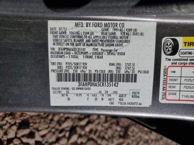 2012 Ford Fusion SE