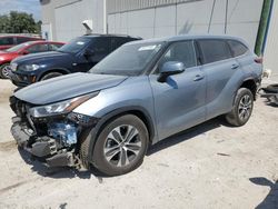 Salvage cars for sale at Apopka, FL auction: 2020 Toyota Highlander Hybrid XLE