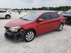 Salvage cars for sale at New Braunfels, TX auction: 2014 Toyota Corolla L