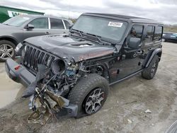 Salvage cars for sale at Cahokia Heights, IL auction: 2021 Jeep Wrangler Unlimited Rubicon