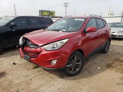 Salvage cars for sale at Chicago Heights, IL auction: 2014 Hyundai Tucson GLS