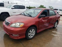 Salvage cars for sale at Grand Prairie, TX auction: 2008 Toyota Corolla CE