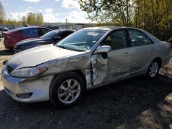 Salvage cars for sale from Copart Arlington, WA: 2005 Toyota Camry LE