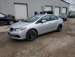 Salvage cars for sale at Central Square, NY auction: 2014 Honda Civic EX