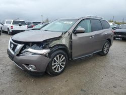 Salvage cars for sale at Indianapolis, IN auction: 2014 Nissan Pathfinder S
