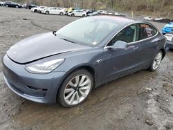 Salvage cars for sale at Marlboro, NY auction: 2018 Tesla Model 3