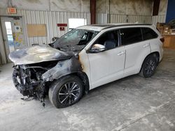 Salvage cars for sale from Copart Helena, MT: 2017 Toyota Highlander SE