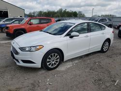 Salvage cars for sale at Lawrenceburg, KY auction: 2017 Ford Fusion S