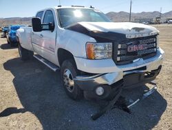 Salvage trucks for sale at North Las Vegas, NV auction: 2013 GMC Sierra K3500 SLE