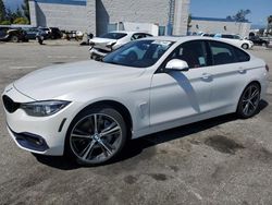 BMW 4 Series salvage cars for sale: 2018 BMW 440I Gran Coupe