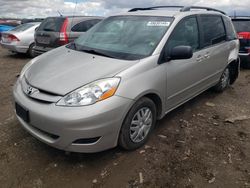 Salvage cars for sale from Copart Elgin, IL: 2008 Toyota Sienna CE