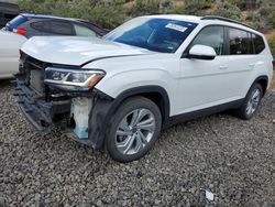 Salvage cars for sale at Reno, NV auction: 2021 Volkswagen Atlas SE