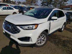 Salvage cars for sale at New Britain, CT auction: 2021 Ford Edge SEL