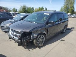 Salvage cars for sale from Copart Woodburn, OR: 2019 Dodge Grand Caravan SXT