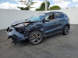 KIA Sportage sx salvage cars for sale: 2020 KIA Sportage SX