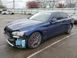 Salvage cars for sale at Moraine, OH auction: 2018 Infiniti Q50 RED Sport 400