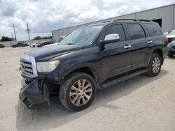 Salvage cars for sale from Copart Jacksonville, FL: 2012 Toyota Sequoia Limited