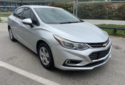 Salvage cars for sale at Grand Prairie, TX auction: 2017 Chevrolet Cruze LS