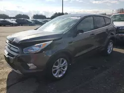 Salvage cars for sale from Copart East Granby, CT: 2017 Ford Escape SE