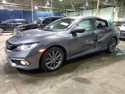 Honda salvage cars for sale: 2021 Honda Civic EXL