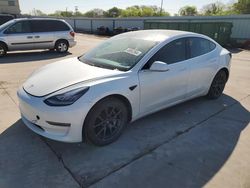 Salvage cars for sale from Copart Wilmer, TX: 2020 Tesla Model 3