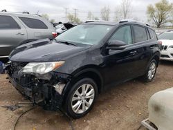 Salvage cars for sale from Copart Elgin, IL: 2014 Toyota Rav4 Limited