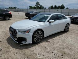 Salvage cars for sale from Copart Houston, TX: 2019 Audi A6 Premium Plus