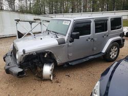 Salvage cars for sale at Charles City, VA auction: 2015 Jeep Wrangler Unlimited Sahara