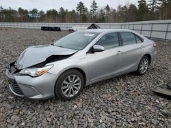 Salvage cars for sale at Windham, ME auction: 2015 Toyota Camry Hybrid