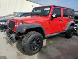 Salvage cars for sale at Haslet, TX auction: 2015 Jeep Wrangler Unlimited Sport