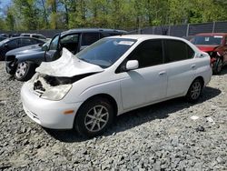 Salvage cars for sale at Waldorf, MD auction: 2002 Toyota Prius