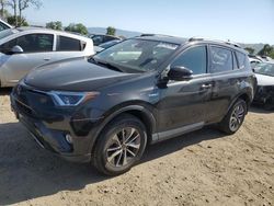 Salvage cars for sale at San Martin, CA auction: 2018 Toyota Rav4 HV LE