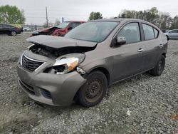 Salvage cars for sale from Copart Mebane, NC: 2013 Nissan Versa S