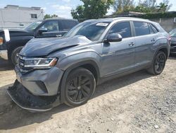 Salvage cars for sale at Opa Locka, FL auction: 2023 Volkswagen Atlas Cross Sport SE