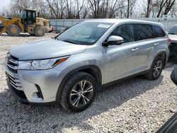 Salvage cars for sale from Copart Franklin, WI: 2019 Toyota Highlander LE