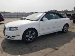 Salvage cars for sale from Copart Fredericksburg, VA: 2008 Audi A4 2.0T Cabriolet
