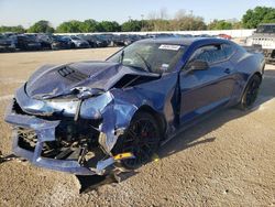 Salvage cars for sale at San Antonio, TX auction: 2021 Chevrolet Camaro LZ