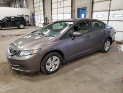 Salvage cars for sale from Copart Blaine, MN: 2015 Honda Civic LX