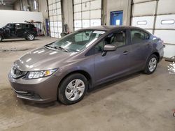 Honda salvage cars for sale: 2015 Honda Civic LX