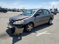 Salvage cars for sale from Copart Rancho Cucamonga, CA: 2008 Toyota Corolla CE