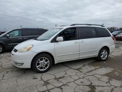 Salvage cars for sale at Indianapolis, IN auction: 2005 Toyota Sienna XLE