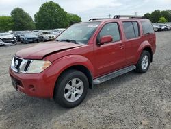 Salvage cars for sale at Mocksville, NC auction: 2009 Nissan Pathfinder S
