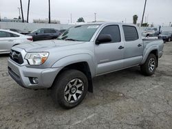 Salvage cars for sale from Copart Van Nuys, CA: 2015 Toyota Tacoma Double Cab Prerunner