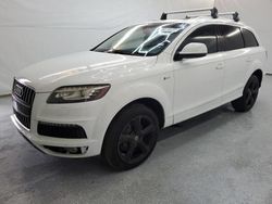 Salvage cars for sale from Copart Houston, TX: 2014 Audi Q7 Prestige