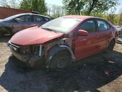 Toyota Corolla l salvage cars for sale: 2015 Toyota Corolla L