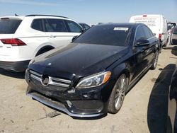Salvage cars for sale at Martinez, CA auction: 2016 Mercedes-Benz C300