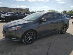 Salvage cars for sale from Copart Wilmer, TX: 2017 Ford Focus SEL