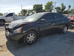 Salvage cars for sale at Riverview, FL auction: 2015 Nissan Sentra S
